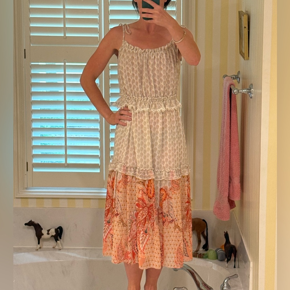MISA Los Angeles midi dress
